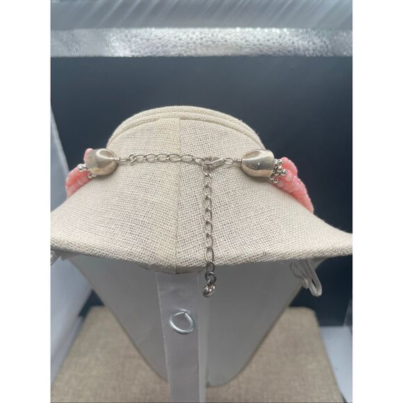 Jay King Pink Multi-Strand Beaded Statement Necklace with Silver Accents New - Picture 2 of 6